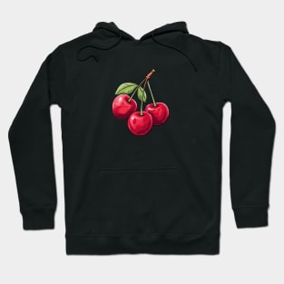 Cherry Illustration Hoodie